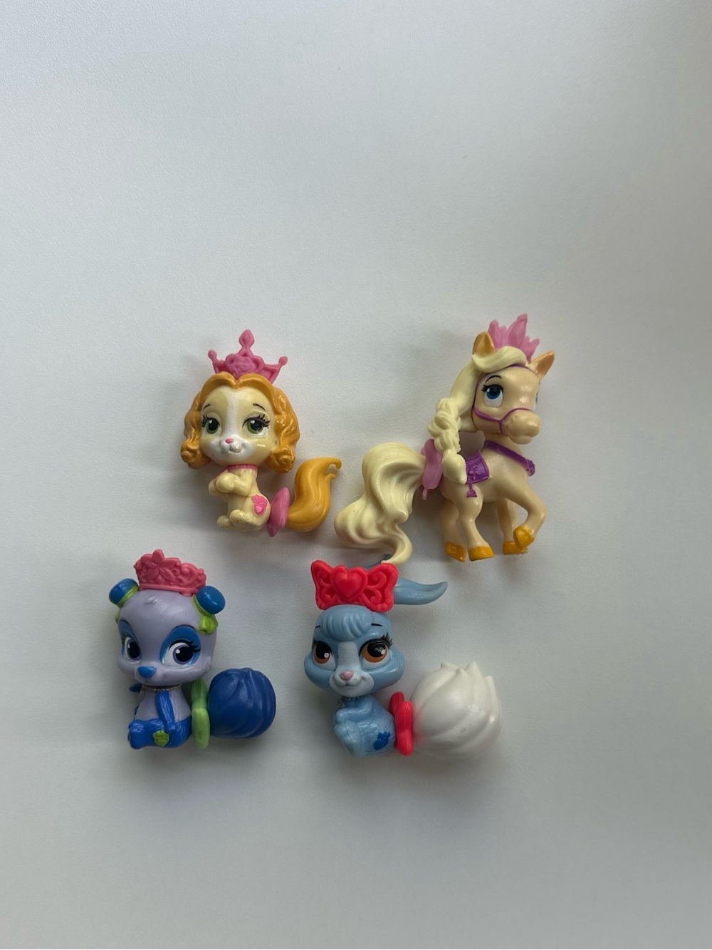 Disney Palace Pets Figures - Blondie, Teacup, Blossom & Berry